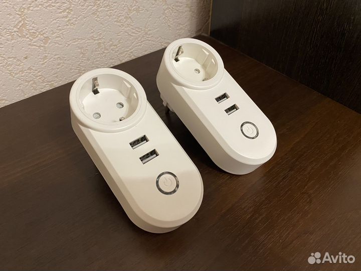 Zigbee умная розетка Moes EU с 2 USB