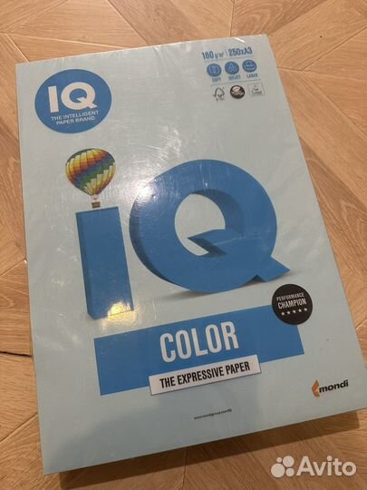 Бумага цветная a3 iq color mb30 160 г 250 л