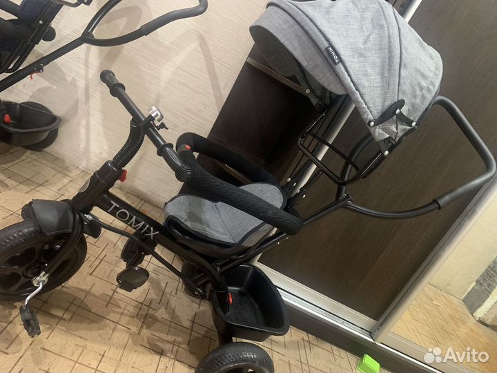 Велосипед с родительской ручкой