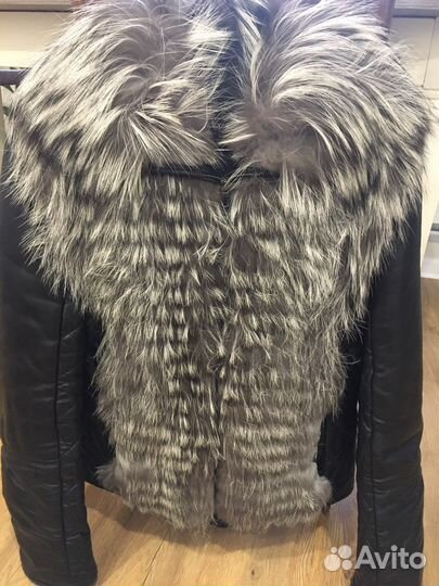 Куртка кожаная