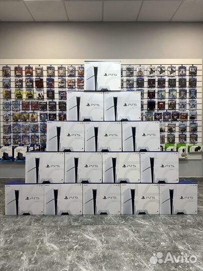 Sony PlayStation 5 Slim 1Tb (Новые) + 50 игр