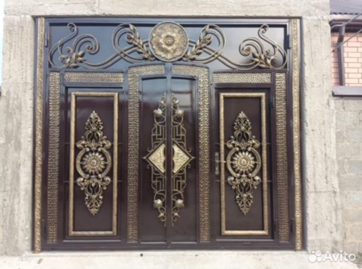 Кованые ворота k-1015