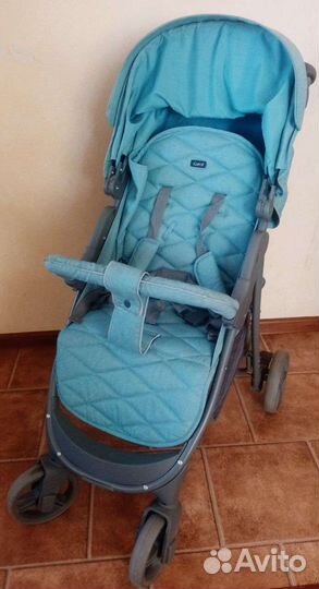 Прогулочная коляска corol S-8GC, цвет голубой