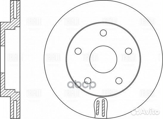 Диск тормозной nissan maxima QX33 00-03 передни