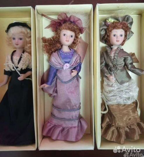 Кукла фарфоровая коллекционная