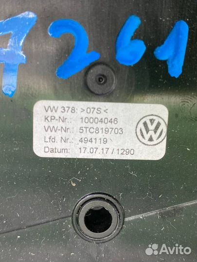 Дефлектор обдува салона Volkswagen Touran, 1tczd