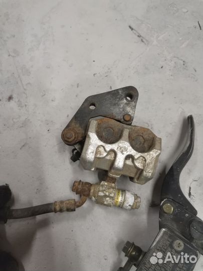 Передний тормоз в сборе для скутера (гидравлика)