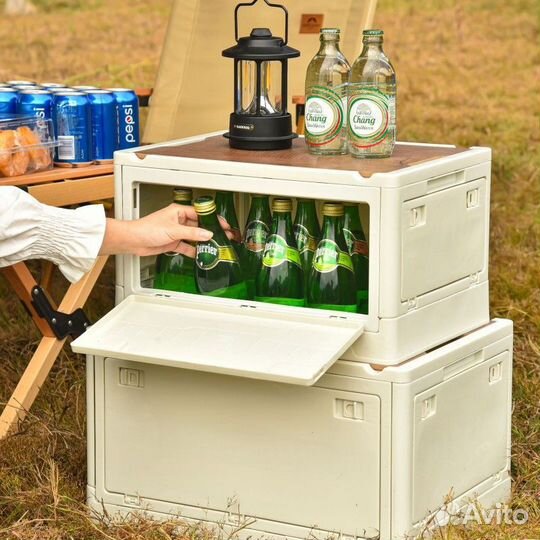 Универсальный складной ящик для кемпинга 55 л