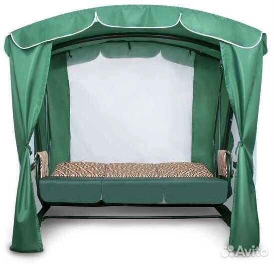 Садовые качели трехместные 