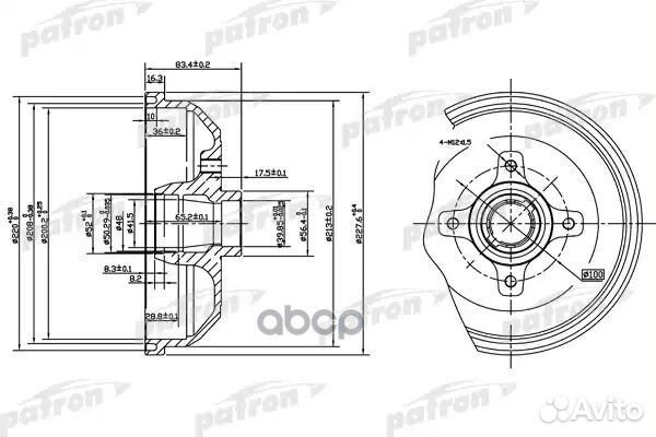 Барабан тормозной задн opel: corsa A TR 82-93