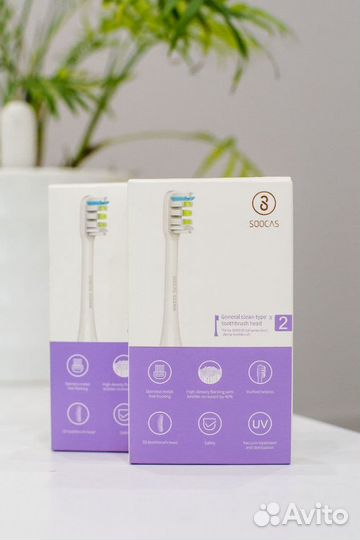Насадки сменные для зубной щетки Xiaomi Soocare