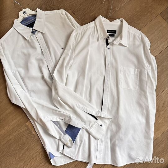 Мужская рубашка massimo dutti XL