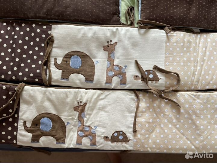 Бортики в детскую кроватку