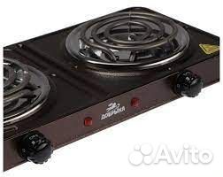 Плита электрическая 2 конфорка Спираль 