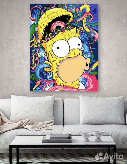 Картина по номерам новая