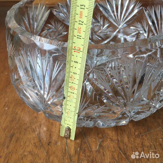 Хрустальные ваза салатник штоф блюдо