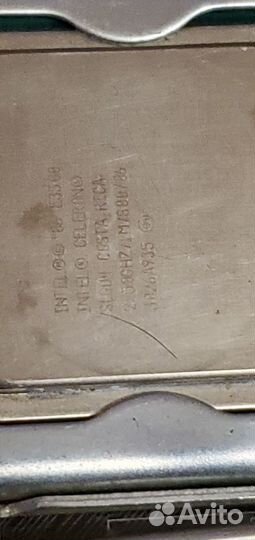 Материнская плата с процессором