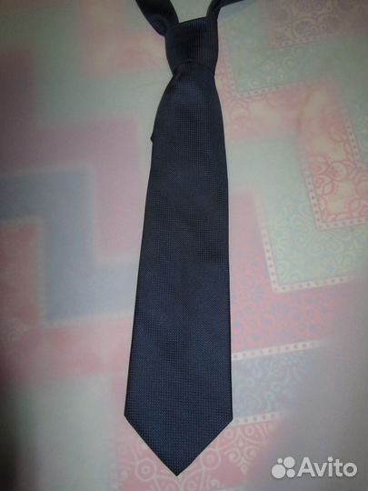 Галстук мужской синий, новый