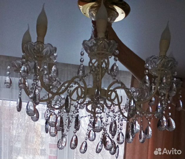 Люстра хрустальная