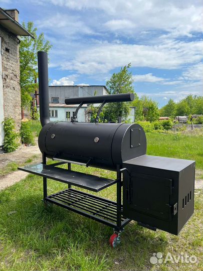 Мангал коптильня смокер