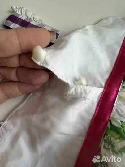 Летний костюм со шляпкой, р.98, б/у