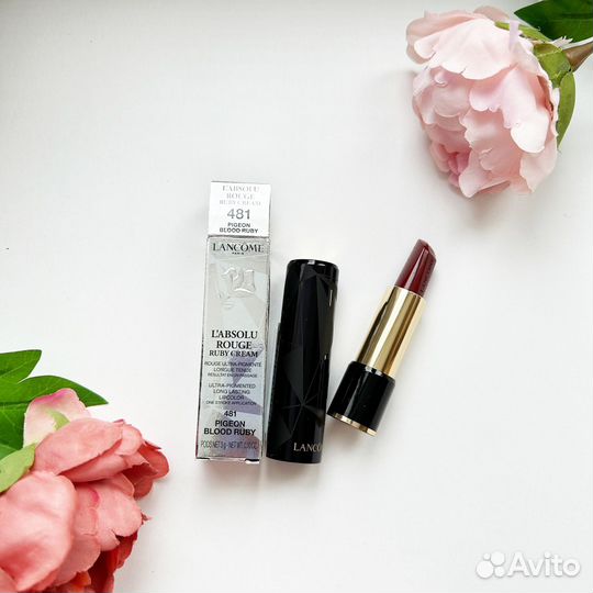 Lancome L'absolu rouge ruby cream lipstick 481