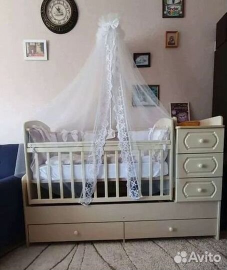Детская кроватка 3 в 1