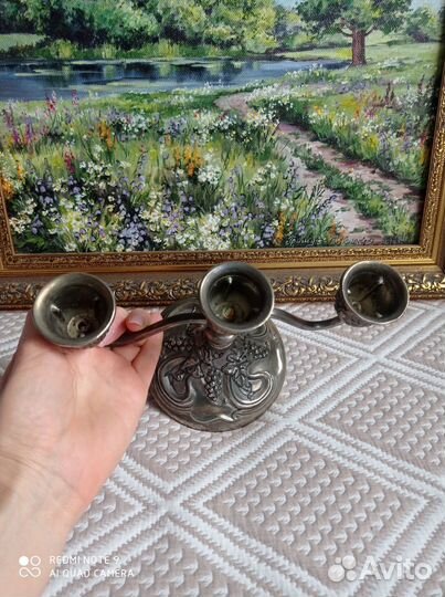 Подсвечник металл СССР