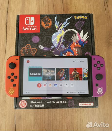 Nintendo switch oled прошитая 512gb