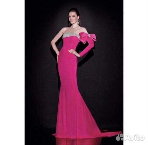 Вечернее Платье Фуксия Купить фото 10