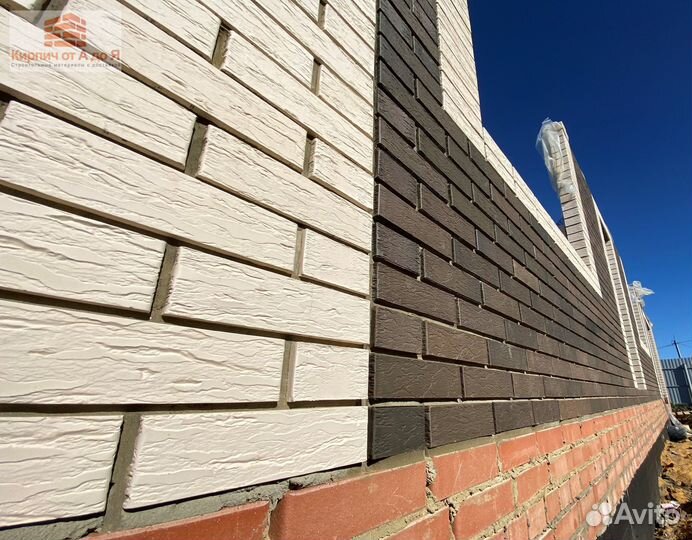 Облицовочный керамический кирпич графит лава