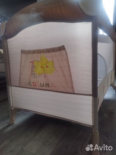 Детская кровать манеж с матрасом