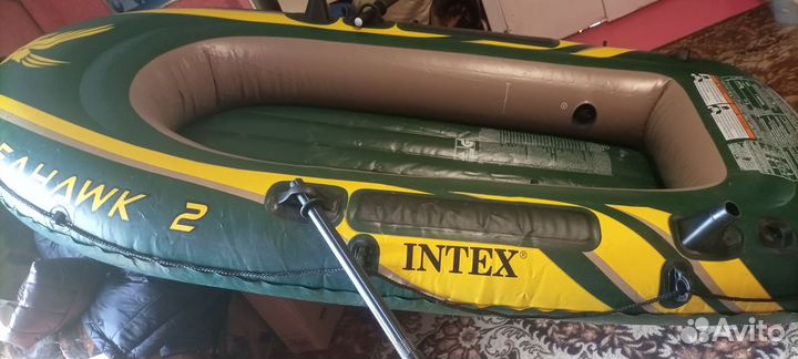 Надувная лодка intex 2