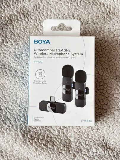 Петличный микрофон boya BY- V20