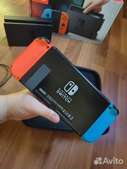 Nintendo switch rev 2 прошитая 128 гб