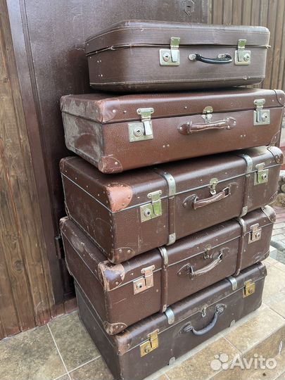 Чемодан ретро винтаж СССР большой 5 шт