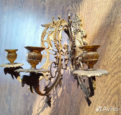 Каминный комплект: вазоны с часами, 19 век,Франция