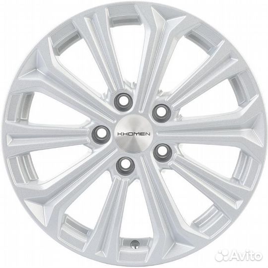 Диски Khomen KHW 1610 6.5x16 5*114.3 ET41 DIA67.1 F-Silver Литой