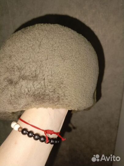 Мужская зимняя меховая шапка ушанка размер 55,56