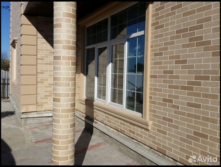 Декоративное покрытие амк под кирпич клинкер блок