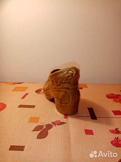 Сувенир Башмак керамический СССР