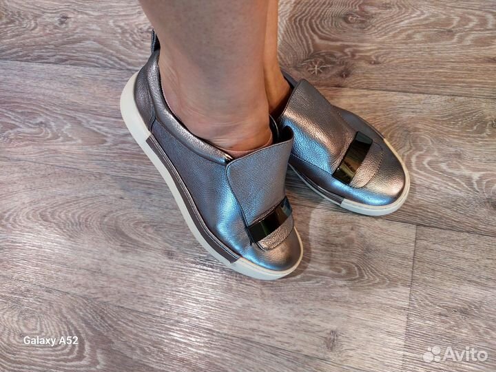 Слипоны женские 39 размер натуральная кожа