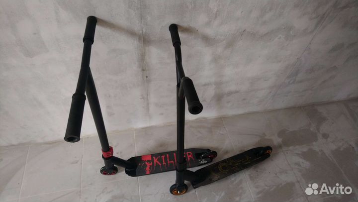 Два трюковых самоката б/у