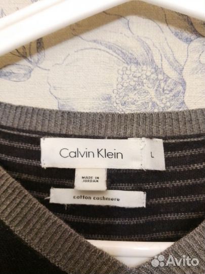Пуловер Calvin Klein США кашемир хлопок