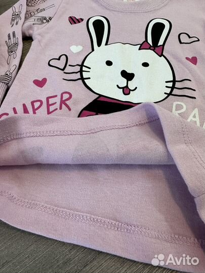 Пижама для девочки 1 годик