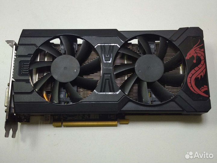 Видеокарта rx570 4gb red dragon