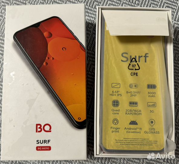 BQ 6631G Surf, 2/16 ГБ