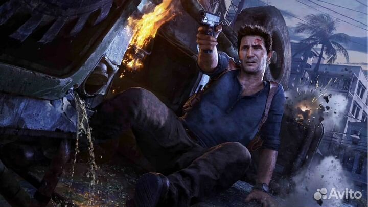 Uncharted 4 путь вора диск игра ps4 ps5