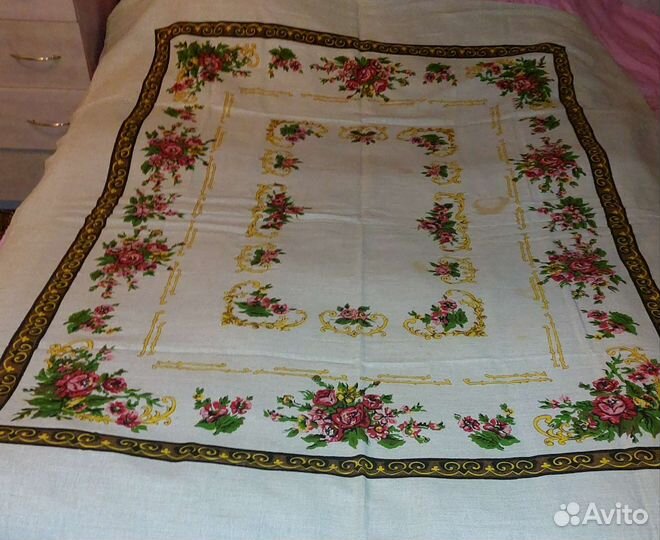 Скатерть лен СССР