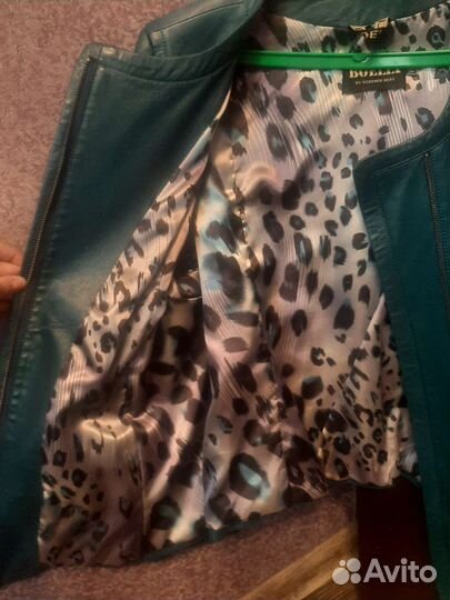 Куртка кожаная женская 52 54 размер